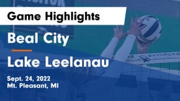 Beal City  vs Lake Leelanau  Game Highlights - Sept. 24, 2022