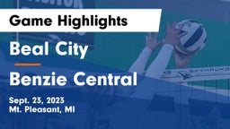 Beal City  vs Benzie Central  Game Highlights - Sept. 23, 2023