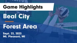 Beal City  vs Forest Area  Game Highlights - Sept. 23, 2023