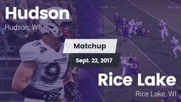 Matchup: Hudson vs. Rice Lake  2017