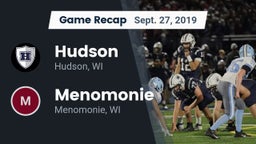 Recap: Hudson  vs. Menomonie  2019