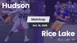 Matchup: Hudson vs. Rice Lake  2020
