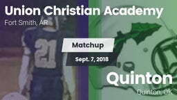 Matchup: Union Christian Acad vs. Quinton  2018