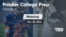 Matchup: Pritzker College Pre vs. TBD 2016