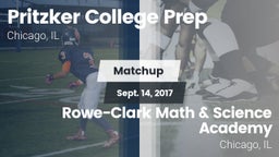 Matchup: Pritzker College Pre vs. Rowe-Clark Math & Science Academy  2017