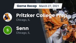 Recap: Pritzker College Prep  vs. Senn  2021