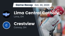 Recap: Lima Central Catholic  vs. Crestview  2020