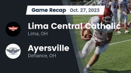 Recap: Lima Central Catholic  vs. Ayersville  2023