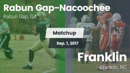 Matchup: Rabun Gap-Nacoochee vs. Franklin  2017