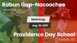 Matchup: Rabun Gap-Nacoochee vs. Providence Day School 2019