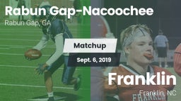 Matchup: Rabun Gap-Nacoochee vs. Franklin  2019