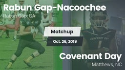 Matchup: Rabun Gap-Nacoochee vs. Covenant Day  2019