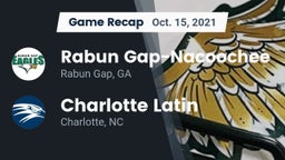 Recap: Rabun Gap-Nacoochee  vs. Charlotte Latin  2021