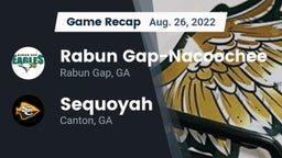 Recap: Rabun Gap-Nacoochee  vs. Sequoyah  2022