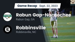 Recap: Rabun Gap-Nacoochee  vs. Robbinsville  2023