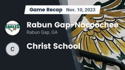Recap: Rabun Gap-Nacoochee  vs. Christ School 2023