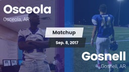 Matchup: Osceola vs. Gosnell  2017