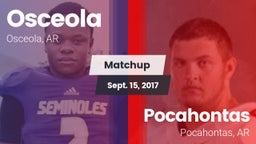 Matchup: Osceola vs. Pocahontas  2017