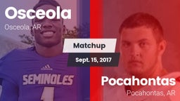 Matchup: Osceola vs. Pocahontas  2016