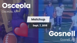 Matchup: Osceola vs. Gosnell  2018