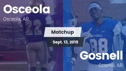 Matchup: Osceola vs. Gosnell  2019