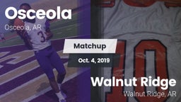 Matchup: Osceola vs. Walnut Ridge  2019