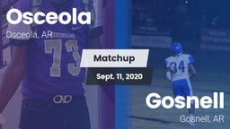 Matchup: Osceola vs. Gosnell  2020