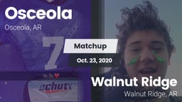 Matchup: Osceola vs. Walnut Ridge  2020