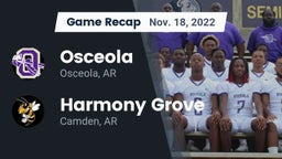 Recap: Osceola  vs. Harmony Grove  2022