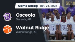 Recap: Osceola  vs. Walnut Ridge  2022