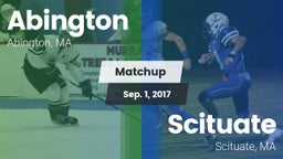 Matchup: Abington vs. Scituate  2016