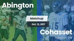 Matchup: Abington vs. Cohasset  2016