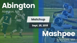 Matchup: Abington vs. Mashpee  2018
