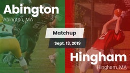 Matchup: Abington vs. Hingham  2019