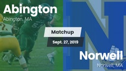 Matchup: Abington vs. Norwell  2019