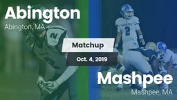 Matchup: Abington vs. Mashpee  2019
