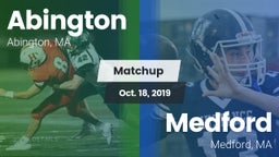 Matchup: Abington vs. Medford  2019