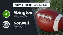 Recap: Abington  vs. Norwell  2021