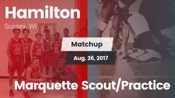 Matchup: Hamilton vs. Marquette Scout/Practice 2017