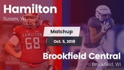 Matchup: Hamilton vs. Brookfield Central  2018
