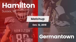 Matchup: Hamilton vs. Germantown  2018