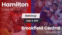 Matchup: Hamilton vs. Brookfield Central  2019