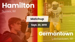 Matchup: Hamilton vs. Germantown  2019