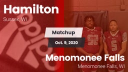 Matchup: Hamilton vs. Menomonee Falls  2020