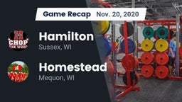 Recap: Hamilton  vs. Homestead  2020