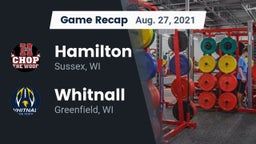 Recap: Hamilton  vs. Whitnall  2021