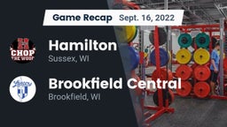 Recap: Hamilton  vs. Brookfield Central  2022