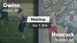 Matchup: Gwinn vs. Hancock  2016