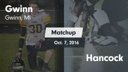 Matchup: Gwinn vs. Hancock 2016