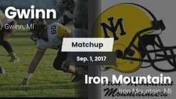 Matchup: Gwinn vs. Iron Mountain  2017